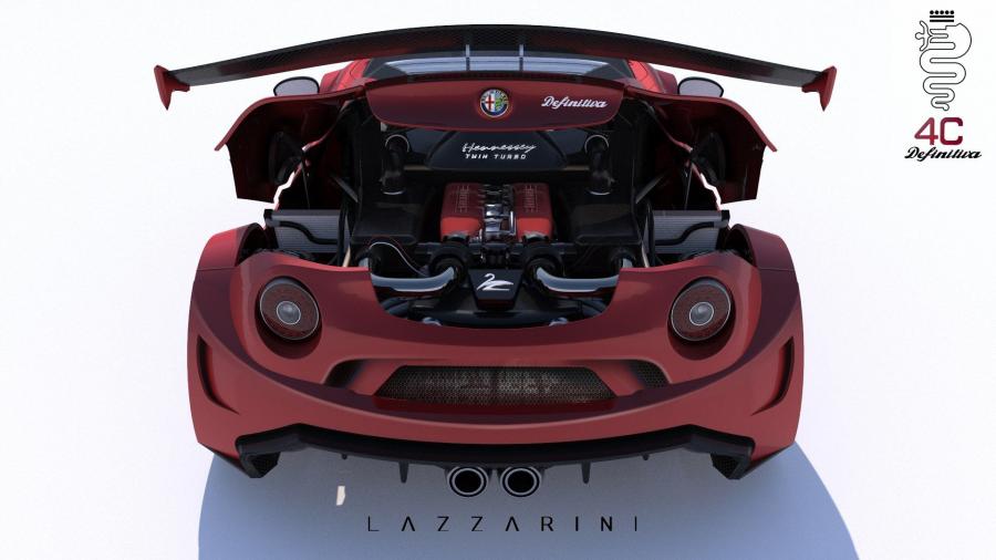  Alfa Romeo 4C Definitiva by Lazzarini Design 2014 года  (фото 6 из 12)